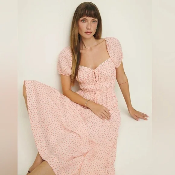 NWOT Reformation Rhett Dress in Dainty Size Small - Picture 1 of 2